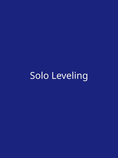 Solo Leveling cover